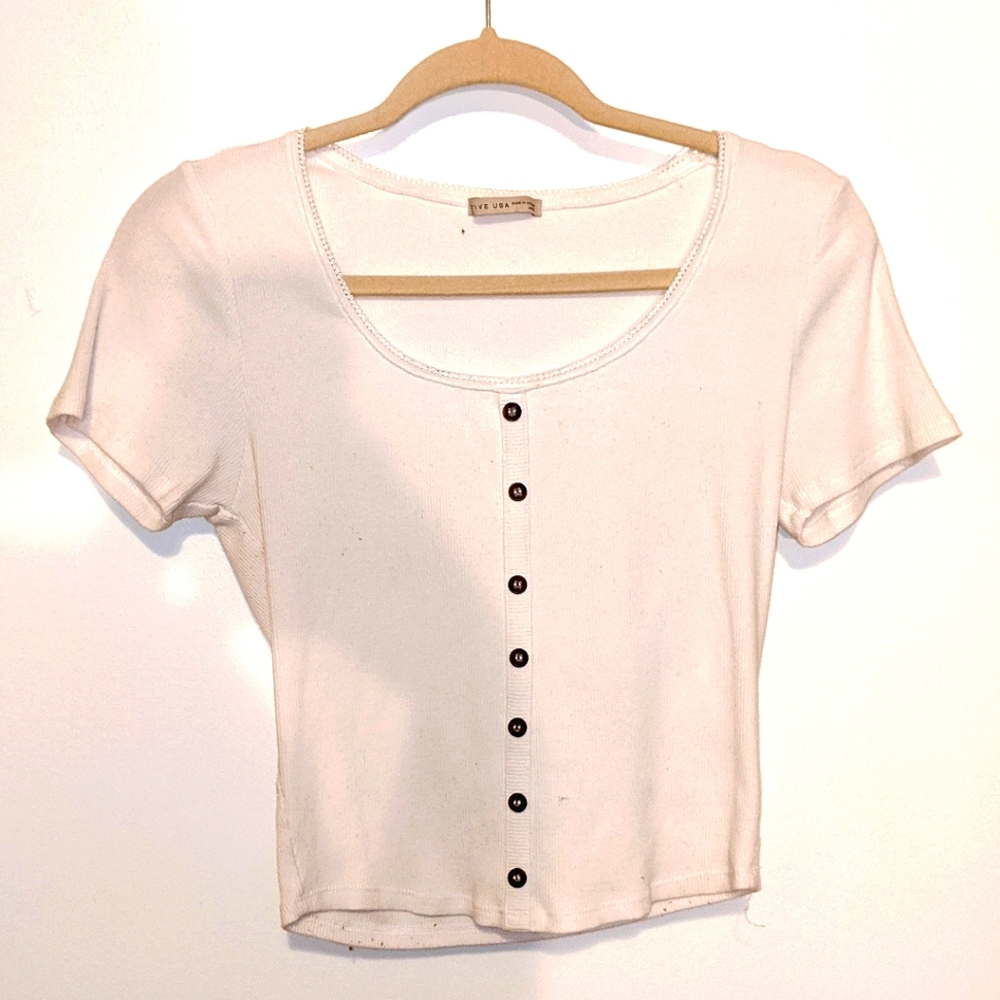 White Button Top